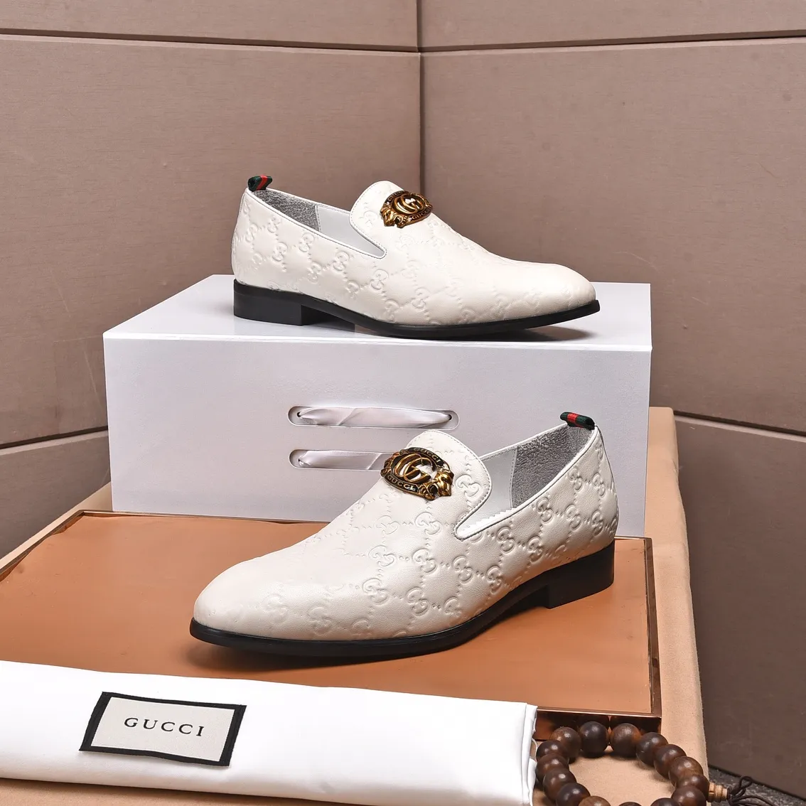 Men's shoes💰540📛📛Original (water-dyed cowhide) Gucci GUCCI official website formal shoes🌀 Italian🇮🇹imported cowhide➕top imported water-dyed cowhide lining💋Finely handmade original bottom, the real thing looks better when photographed in person Standard size 38-44